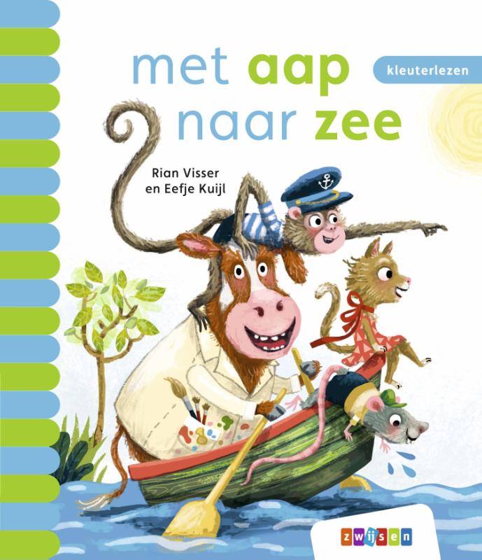 Omslag van met aap naar zee