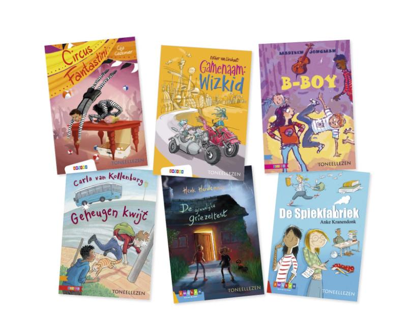 Omslag van Pakket Toneellezen groep 7 (6 titels)