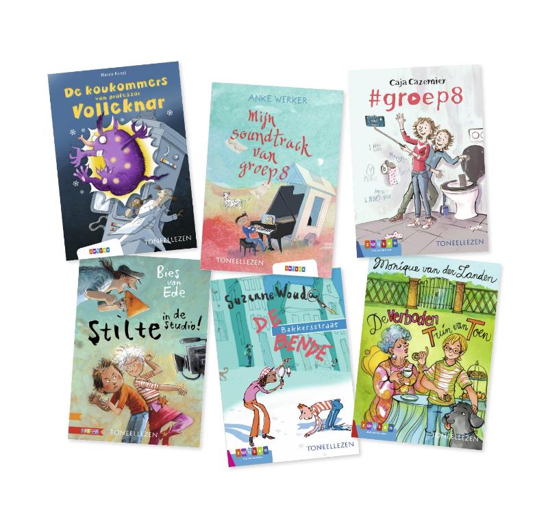 Omslag van Pakket Toneellezen groep 8 (6 titels)