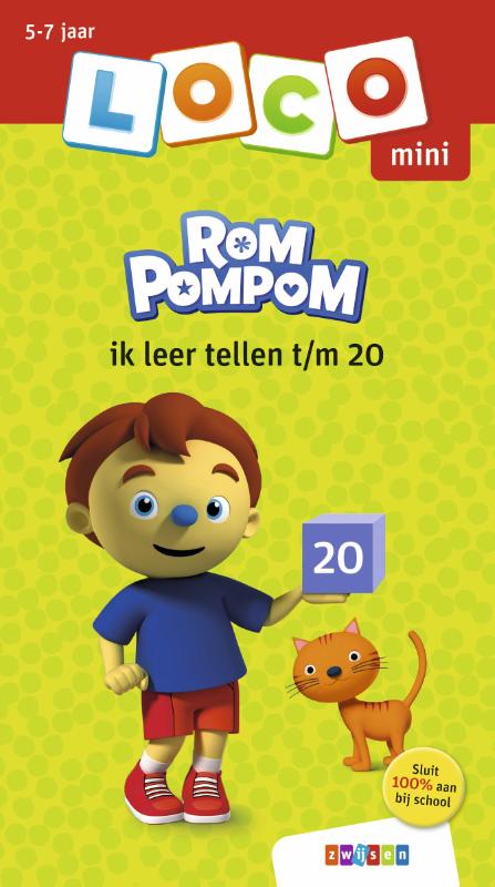 Omslag van Rompompom ik leer tellen t/m 20
