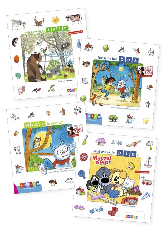Omslag van Pakket kleuters samenleesboeken 2 (4 titels)