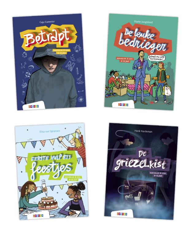 Omslag van Pakket Makkelijk & Leuk AVI M5 (4 titels)