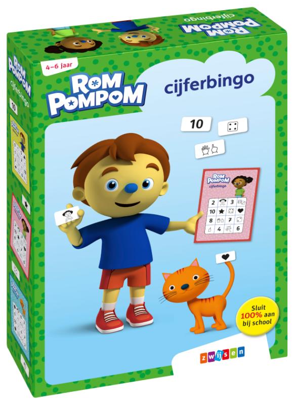 Omslag van Rompompom cijferbingo