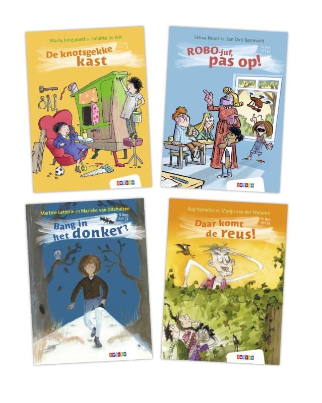Omslag van Pakket Ik lees AVI E4 (4 titels)
