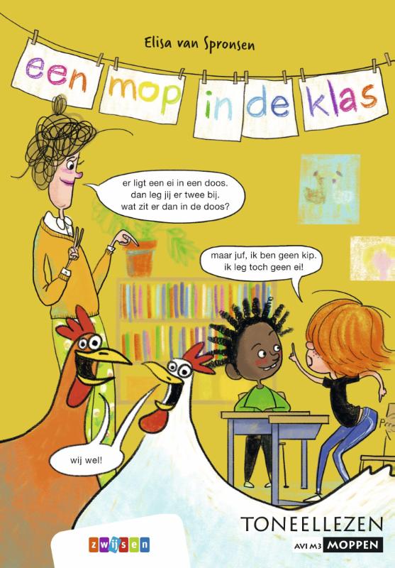 Omslag van een mop in de klas