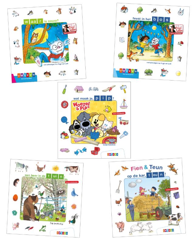 Omslag van Pakket kleuters samenleesboeken 2 (5 titels)