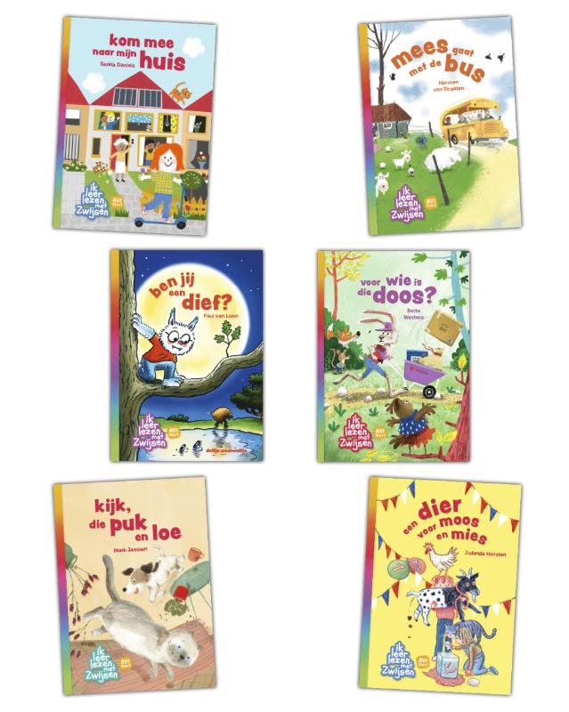 Omslag van Pakket ik leer lezen met Zwijsen AVI Start (6 titels)