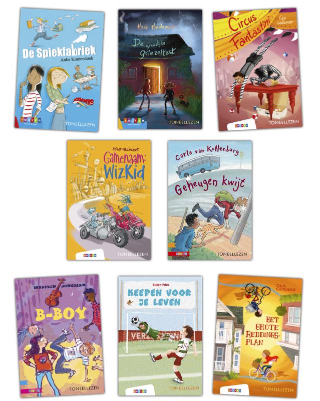Omslag van Pakket Toneellezen groep 7 (8 titels)