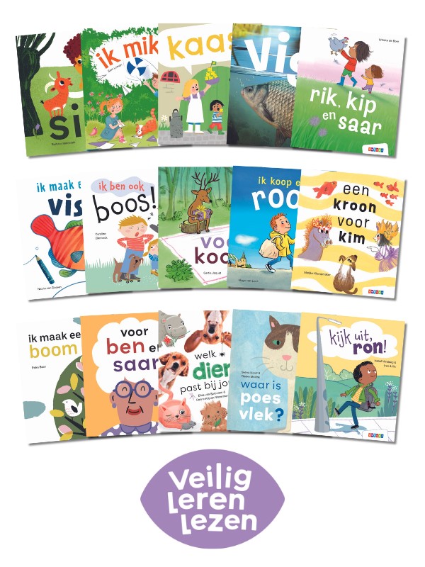 Omslag van Boekenpakket Veilig leren lezen Zoem-versie anker 1 (15 titels)