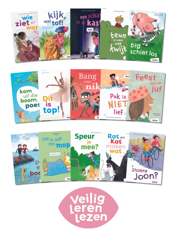 Omslag van Boekenpakket Veilig leren lezen Zoem-versie anker 5 (15 titels)