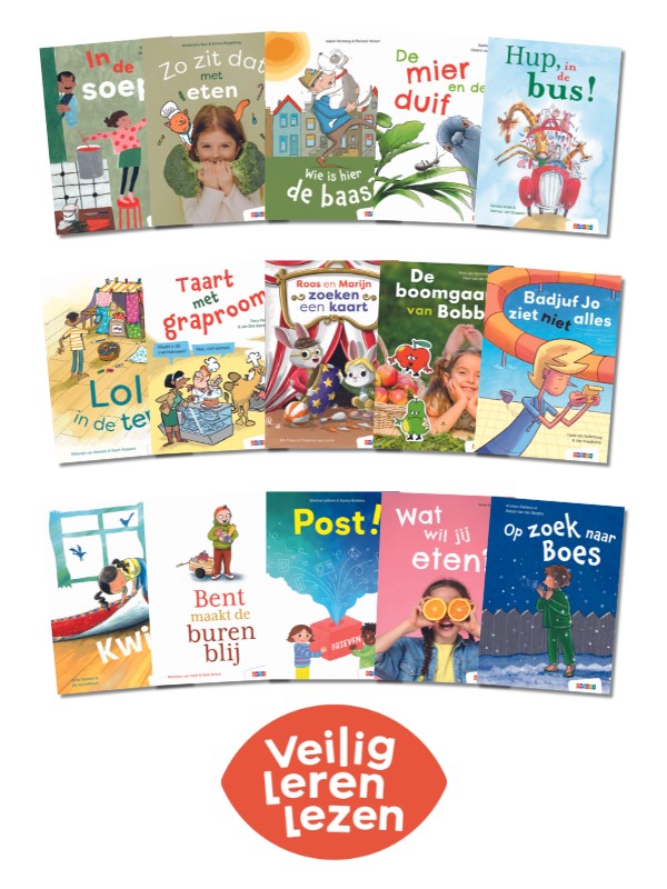 Omslag van Boekenpakket Veilig leren lezen Zoem-versie anker 7 (15 titels)