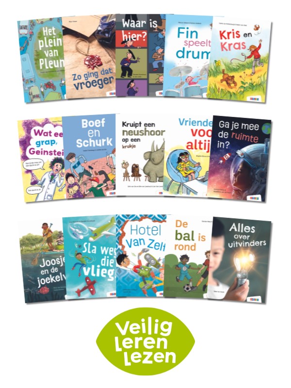 Omslag van Boekenpakket Veilig leren lezen Zoem-versie anker 8 (15 titels)