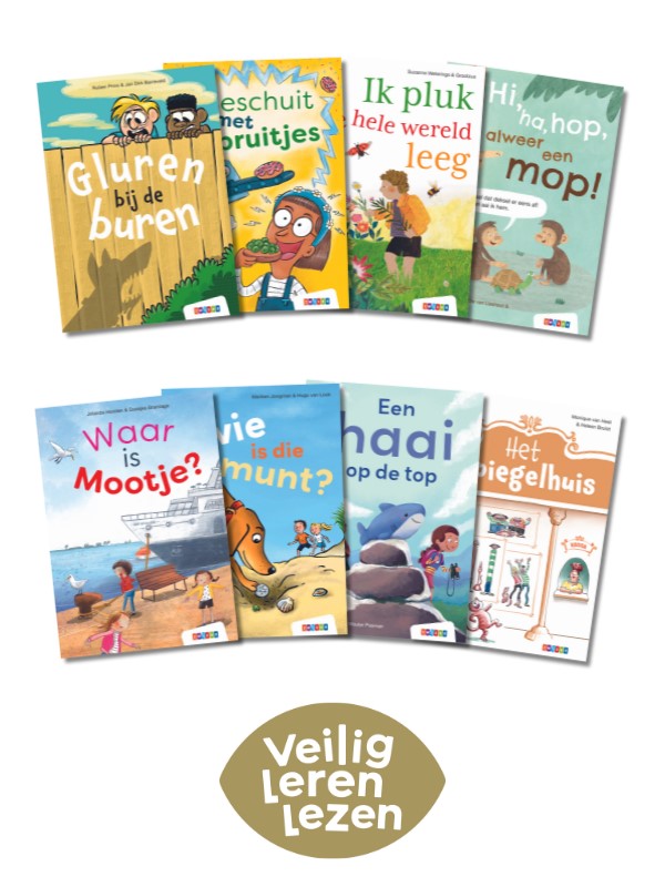 Omslag van Boekenpakket Veilig leren lezen Zoem-versie anker afsluiting (8 titels)