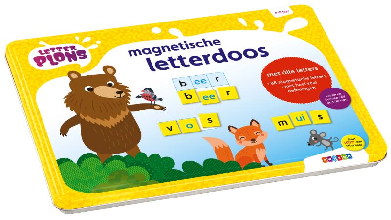 Omslag van Letterplons magnetische letterdoos