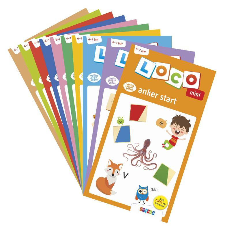 Omslag van Pakket Loco mini veilig leren lezen Zoem