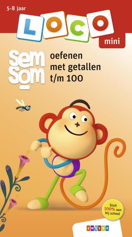 Omslag van Loco mini semsom oefenen met getallen t/m 100