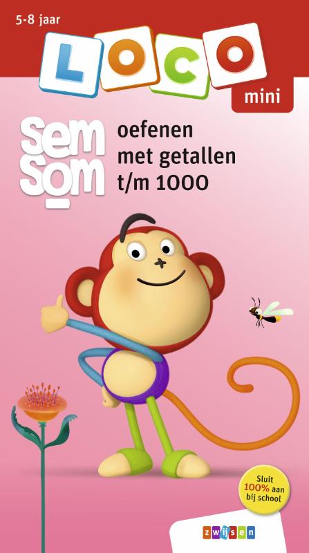 Omslag van Loco mini semsom oefenen met getallen t/m 1000