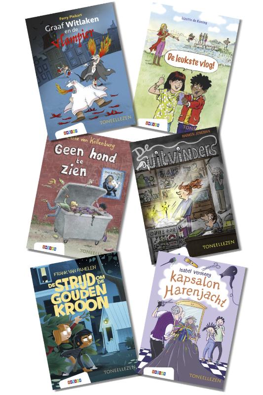 Omslag van Pakket 2 Toneellezen groep 5 (6 titels)