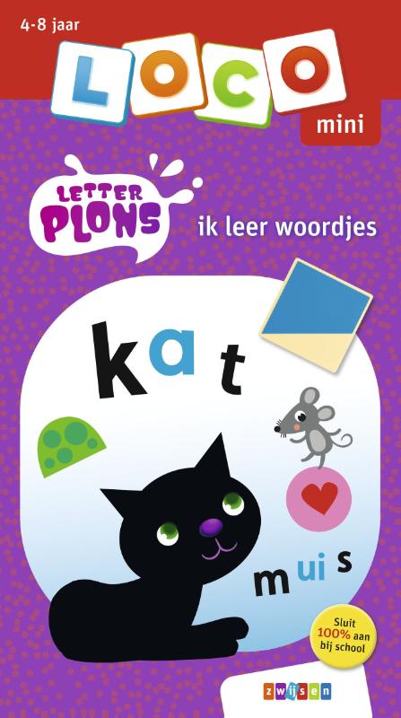 Omslag van Loco mini Letterplons ik leer woordjes