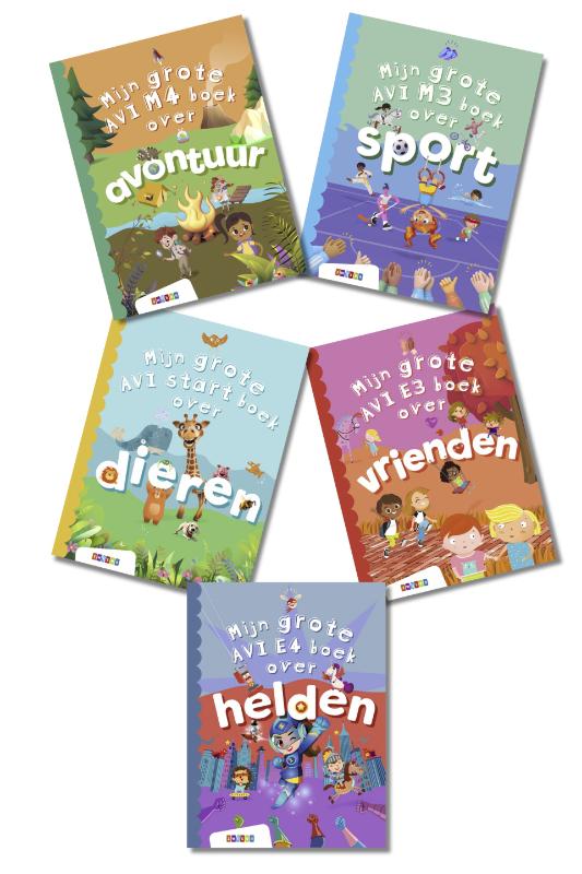 Omslag van Pakket Mijn grote AVI boeken (5 titels)