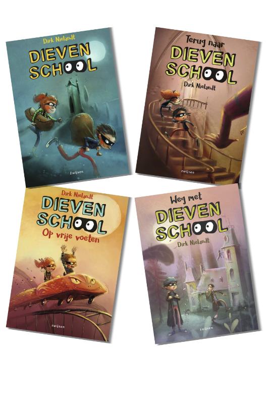 Omslag van Pakket Dievenschool (4 titels)