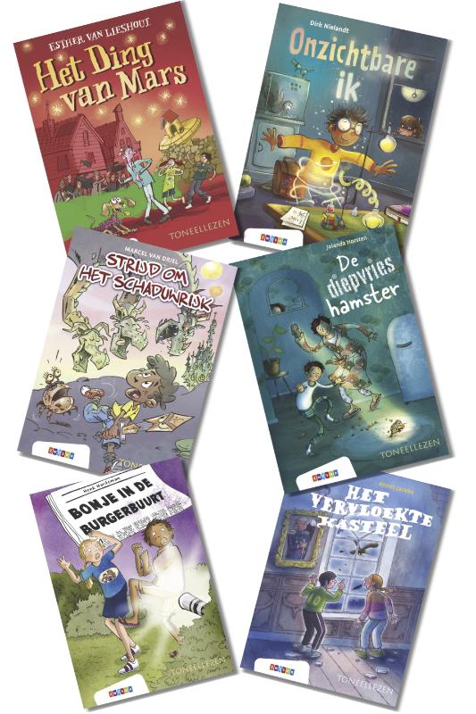 Omslag van Pakket 2 Toneellezen groep 6 (6 titels)