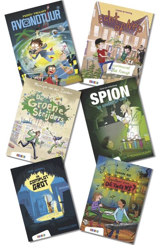 Omslag van Pakket 2 Toneellezen groep 7 (6 titels)