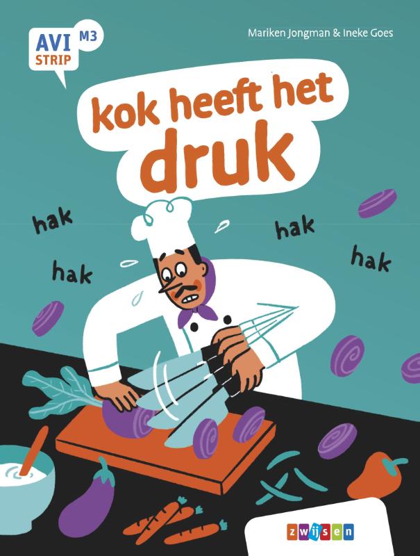 Omslag van kok heeft het druk
