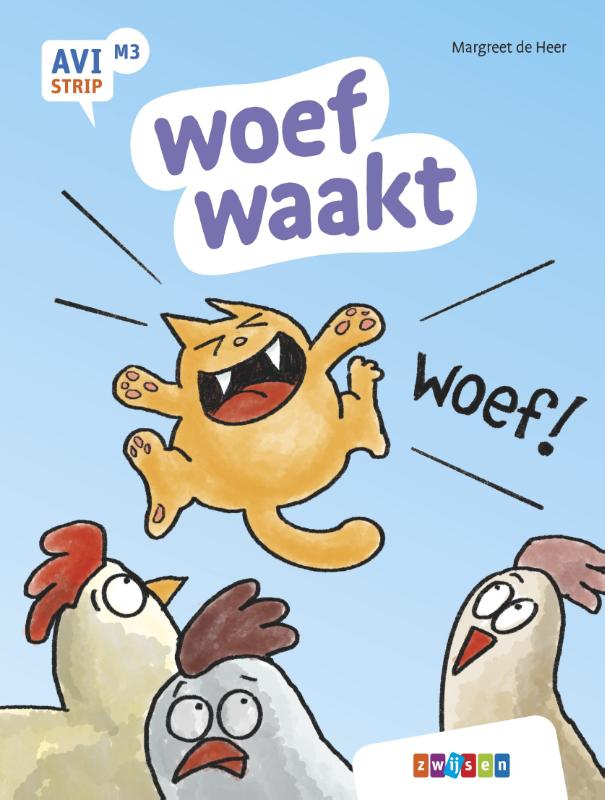 Omslag van woef waakt