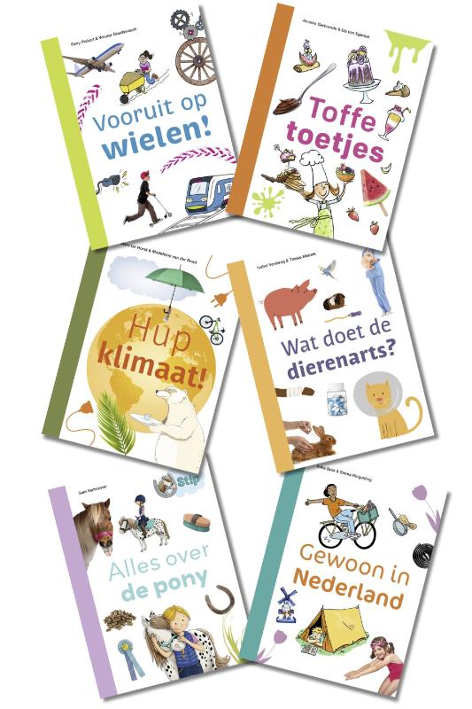 Omslag van Pakket ik lees informatief AVI E4 (6 titels)