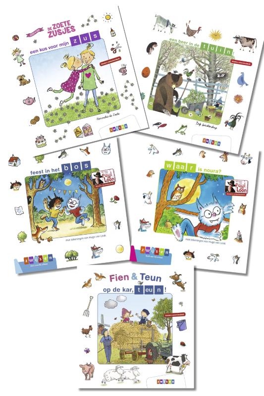 Omslag van Pakket 2 kleuters samenleesboeken (5 titels)
