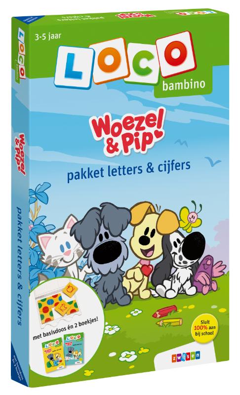 Omslag van Loco bambino Woezel & Pip pakket letters & cijfers