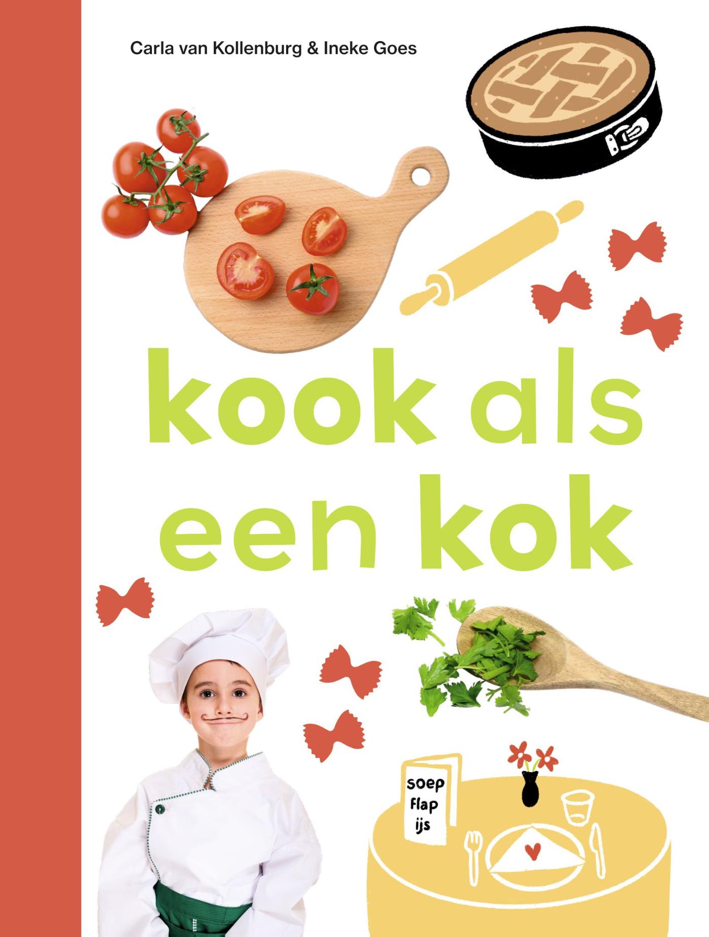 Omslag van kook als een kok