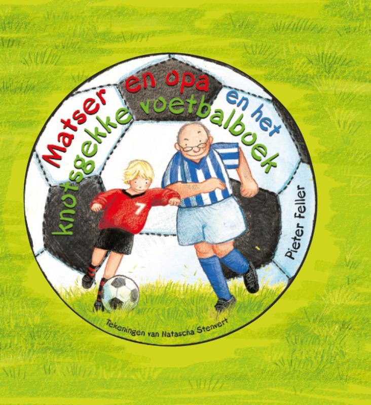 Omslag van Matser en opa en het knotsgekke voetbalboek