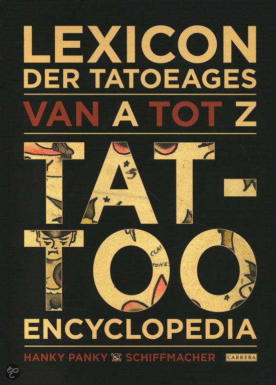 Omslag van Lexicon der tatoeages van A tot Z