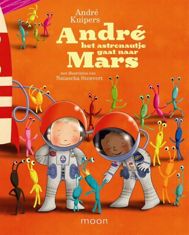 Omslag van Andre het astronautje gaat naar Mars