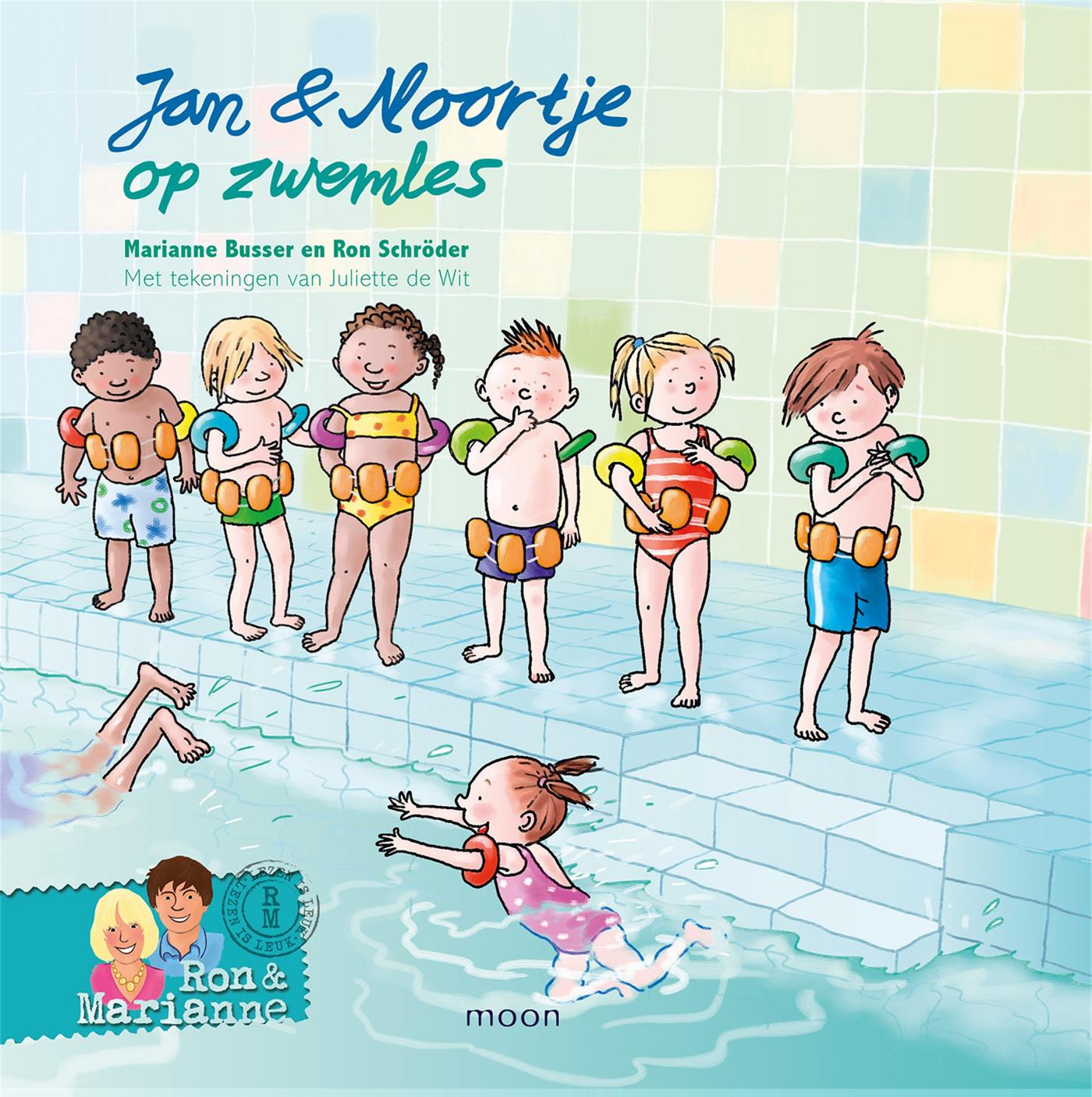 Omslag van Jan & Noortje op zwemles