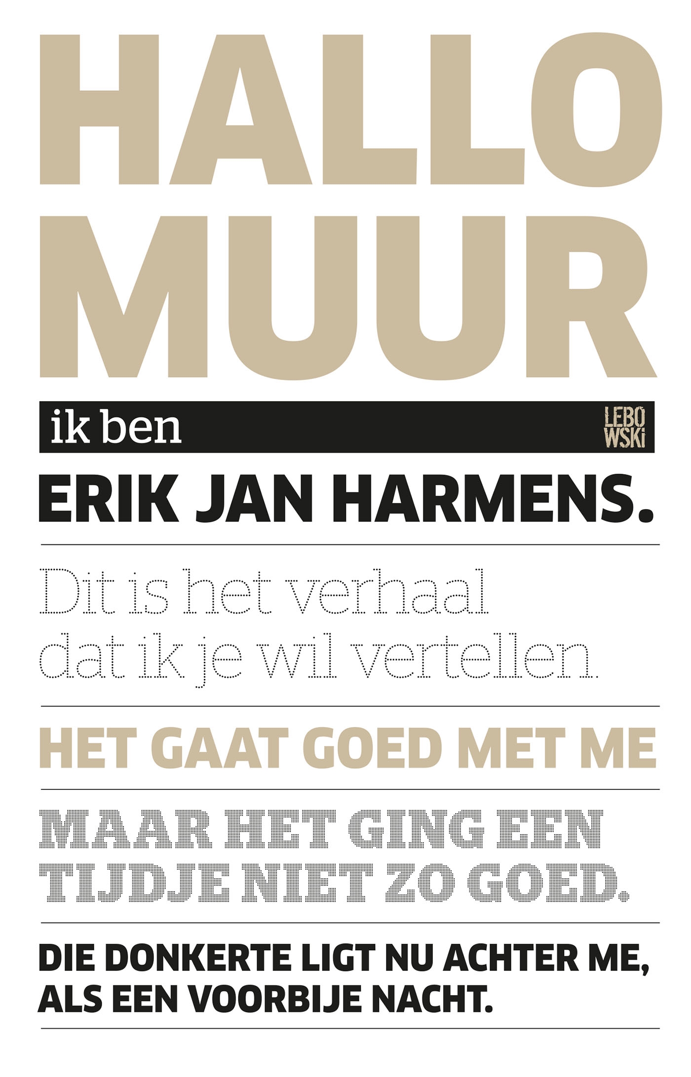 Omslag van Hallo, muur