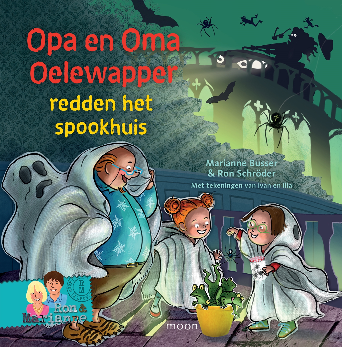 Omslag van Opa en oma Oelewapper redden het spookhuis