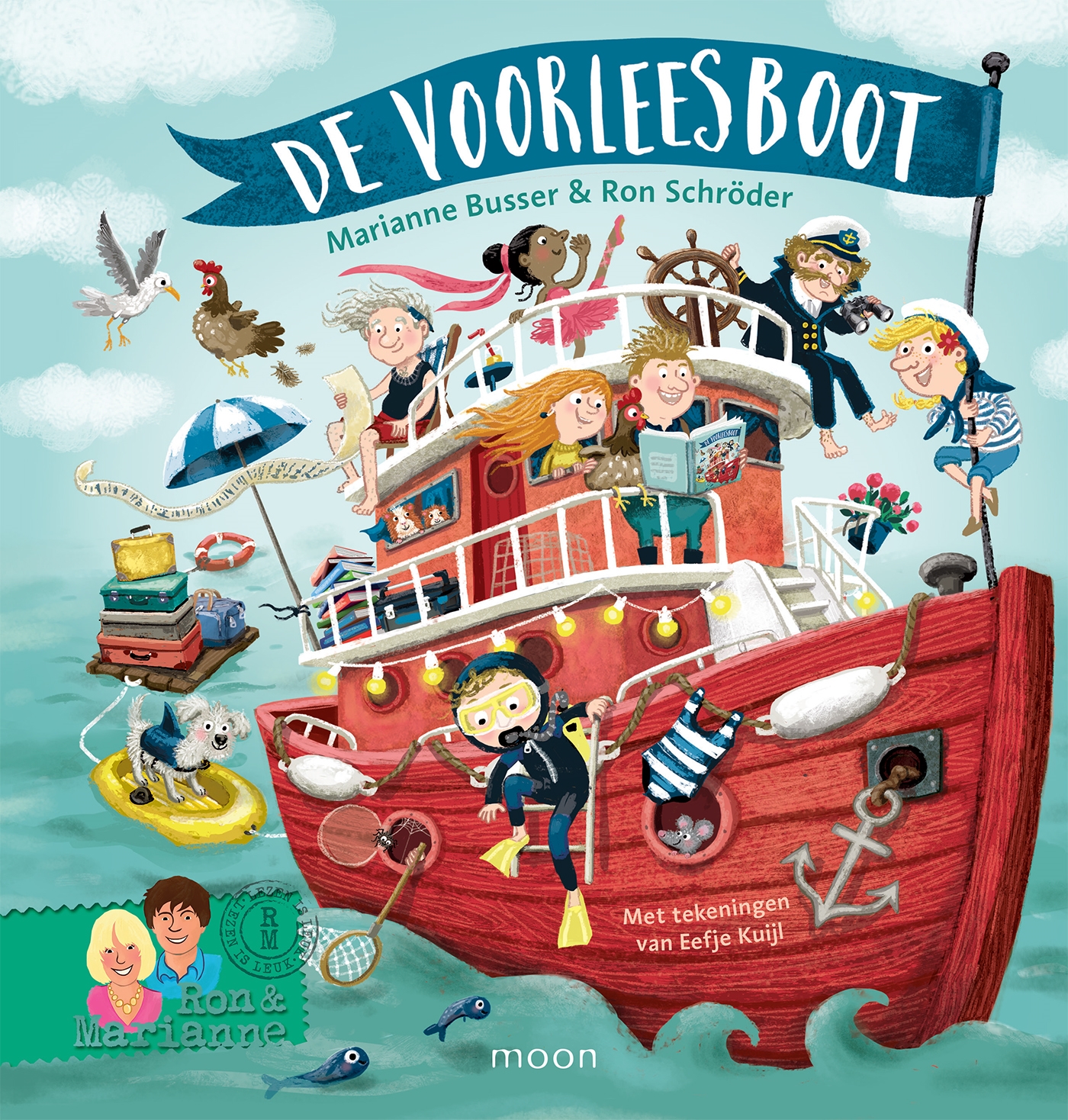 Omslag van De voorleesboot