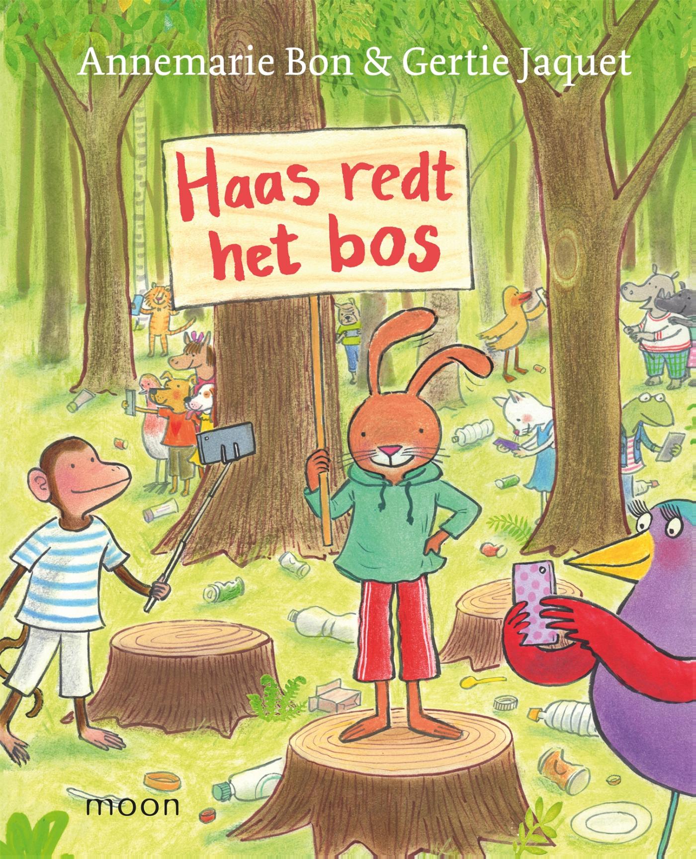 Omslag van Haas redt het bos