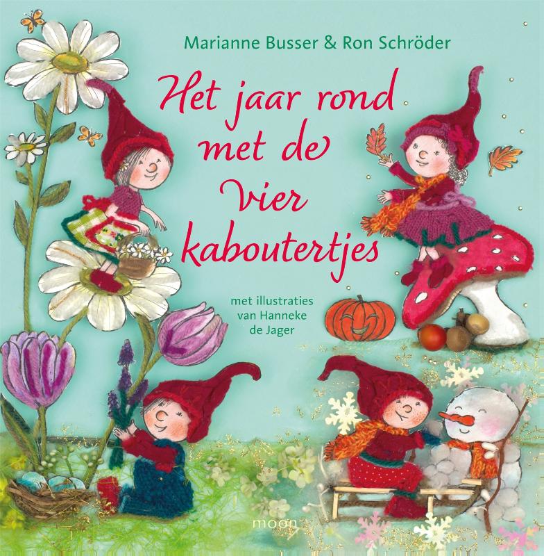 Omslag van Het jaar rond met de vier kaboutertjes
