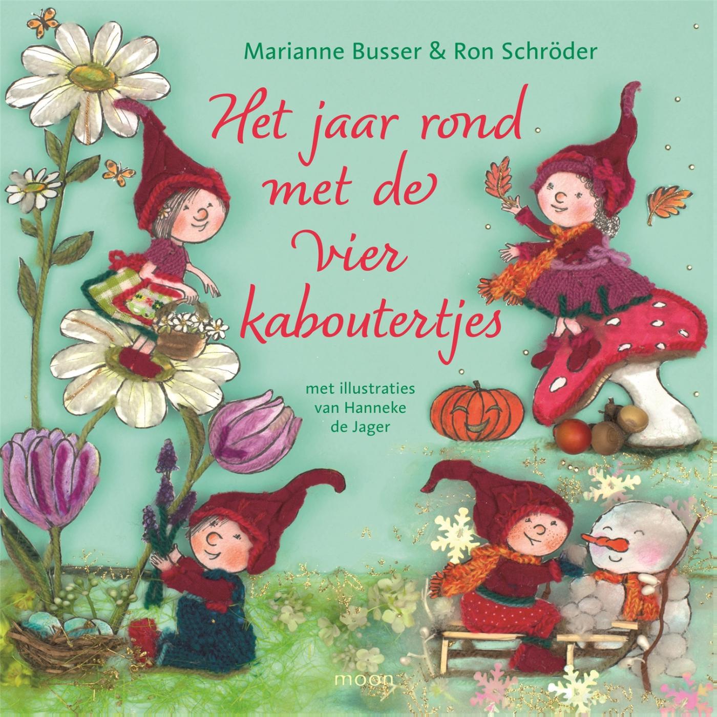 Omslag van Het jaar rond met de vier kaboutertjes