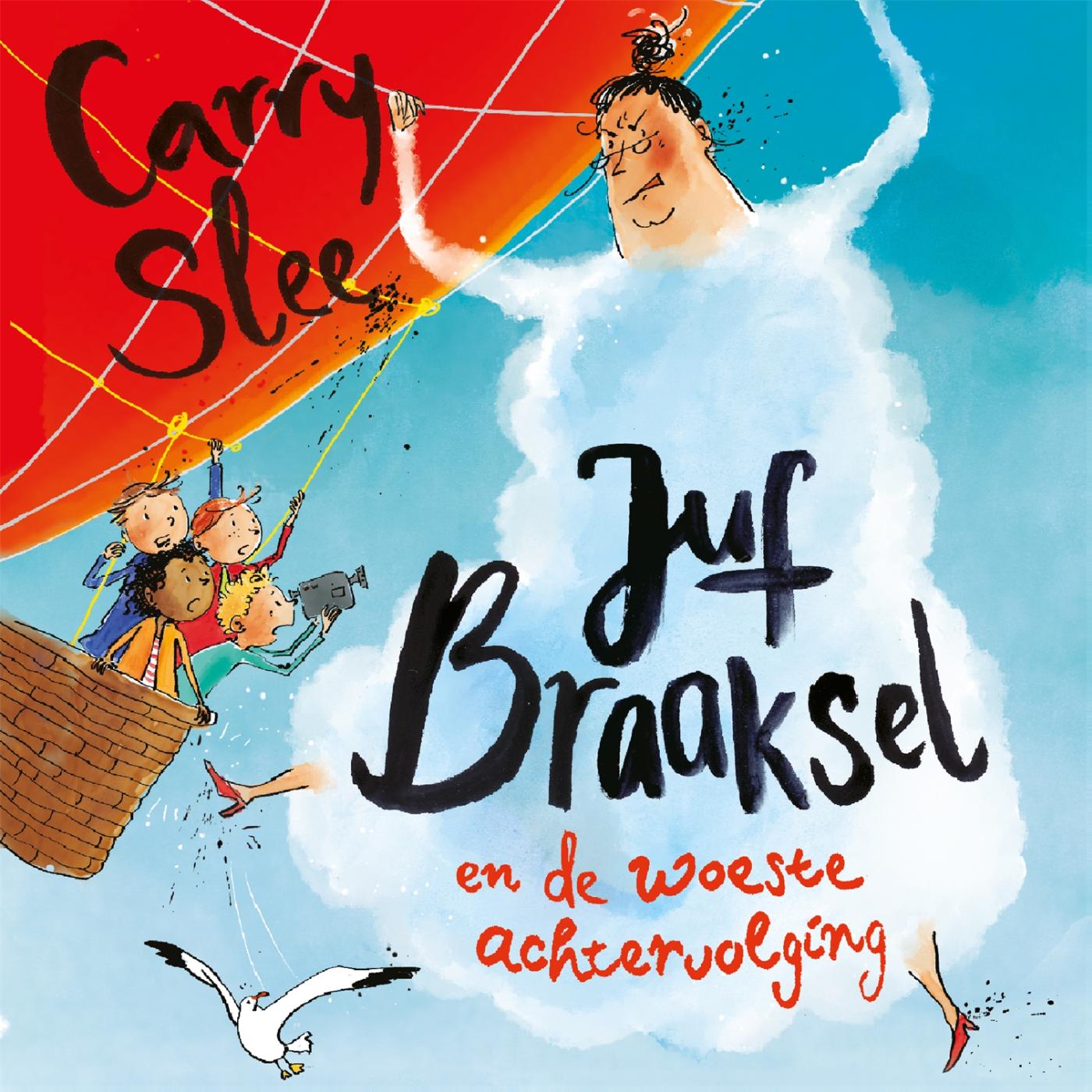 Omslag van Juf Braaksel en de woeste achtervolging