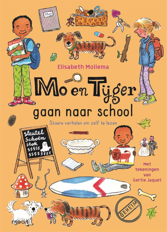 Omslag van Mo en Tijger gaan naar school