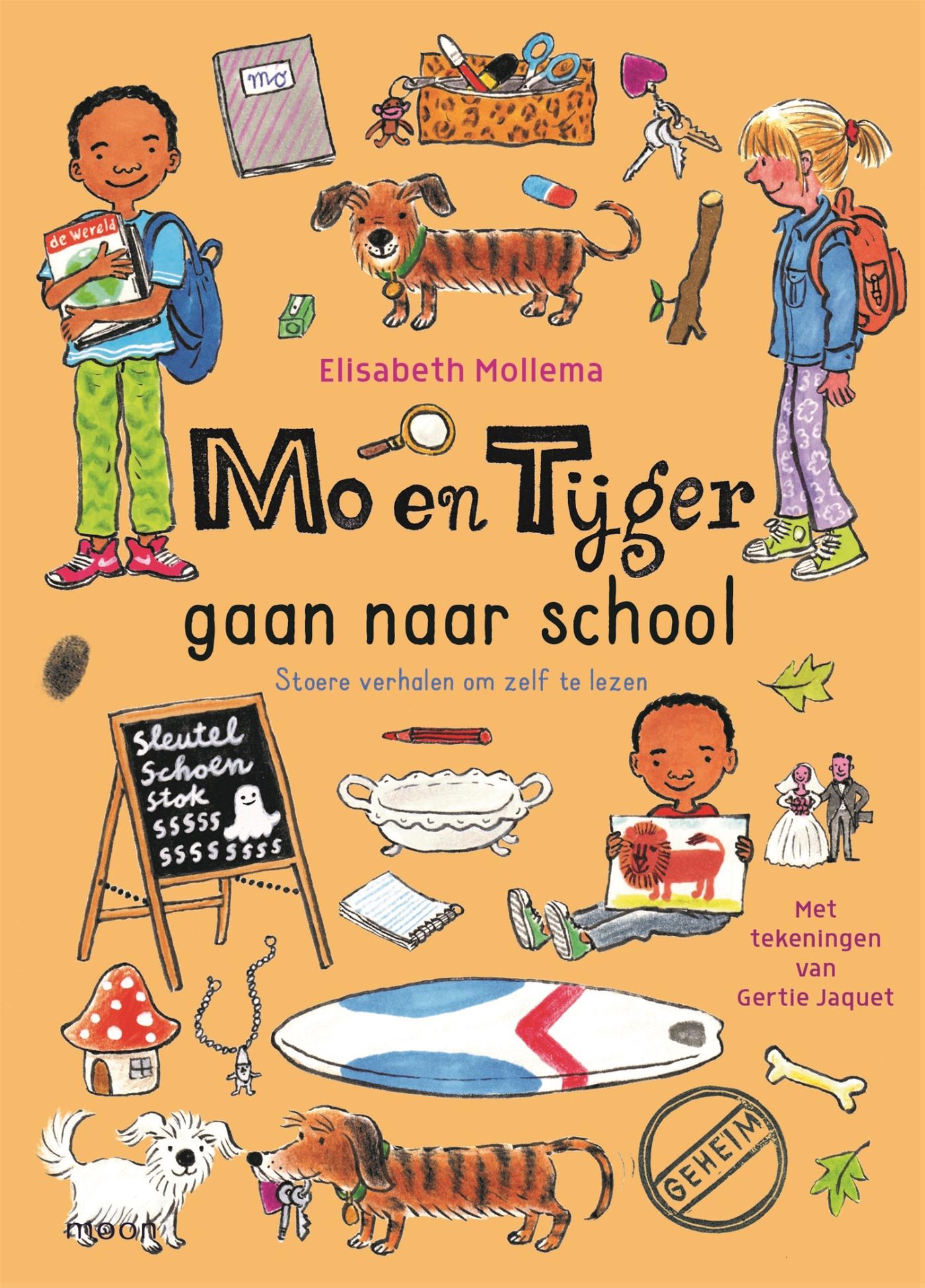 Omslag van Mo en Tijger gaan naar school