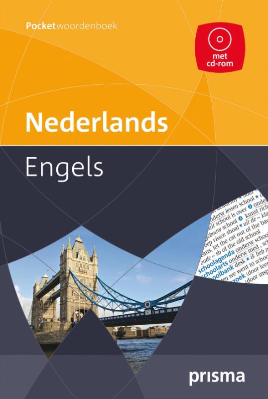Omslag van Prisma pocketwoordenboek Nederlands-Engels