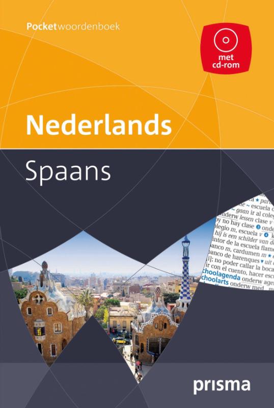 Omslag van Prisma pocketwoordenboek Nederlands-Spaans