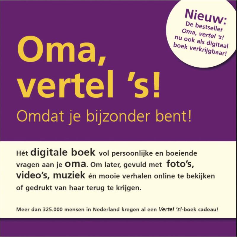 Omslag van Oma, vertel 's!