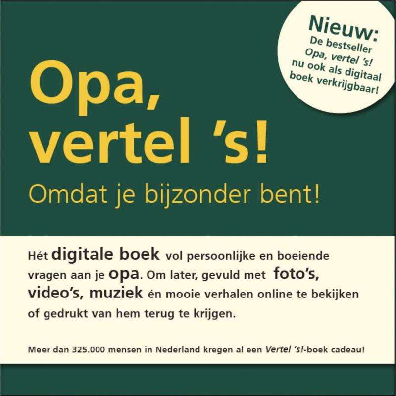 Omslag van Opa, vertel 's!